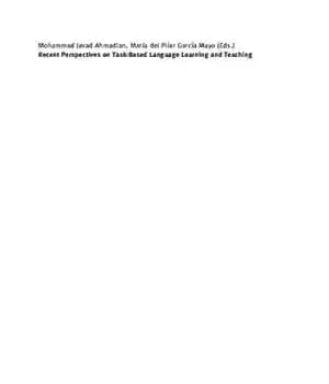 دانلود کتاب Recent perspectives on task-based language learning and teaching