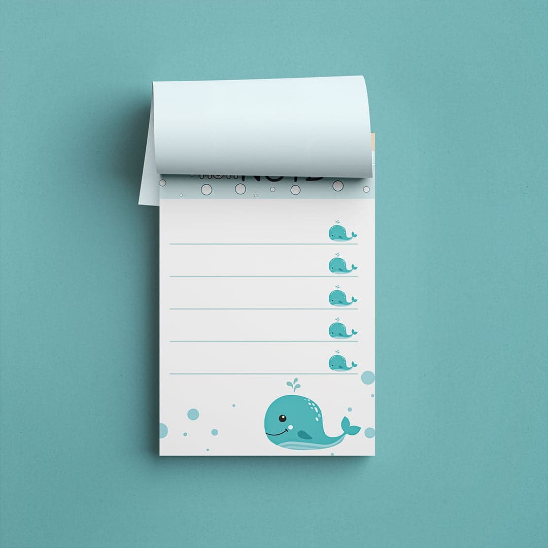 دفترچه یادداشت موتی طرح نهنگ