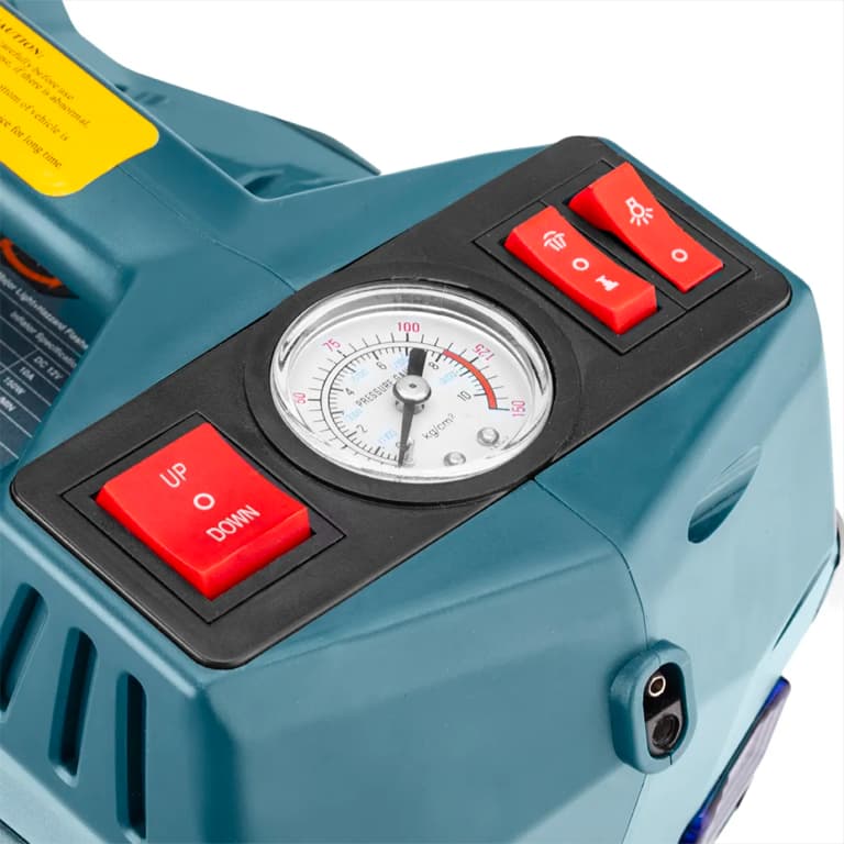 جک برقی و پمپ باد ۵ تن خودرو رونیکس مدل RH-4990 مجهز به چراغ هشدار و کیف — تصویر ۸