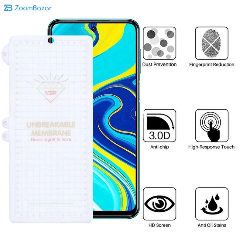 گلس اپیکوی مدل Hydrogel مناسب برای گوشی موبایل شیائومی Redmi Note 9 Pro Max/ Note 9 Pro / Note 9S / Note 10 Pro Max / Note 10 Pro 4G / Note 10 Lite — تصویر ۸