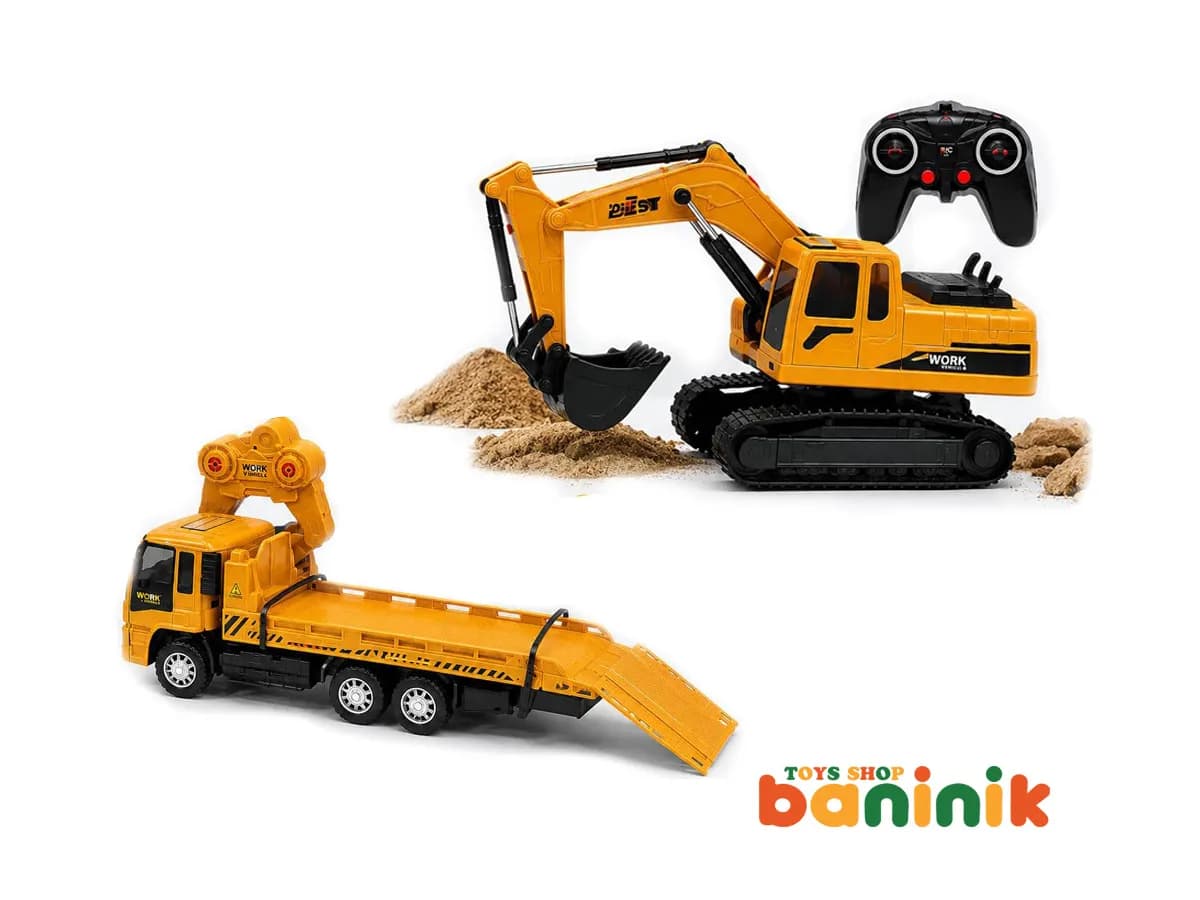 بیل مکانیکی کنترلی تریلی دار