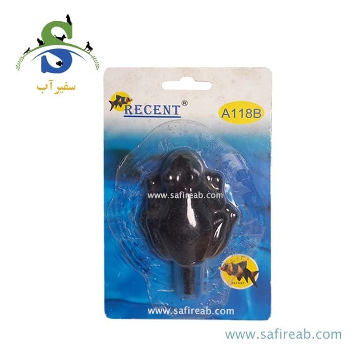 سنگ هوای آکواریوم طرح قورباغه کوچک مدل A118B ریسنت