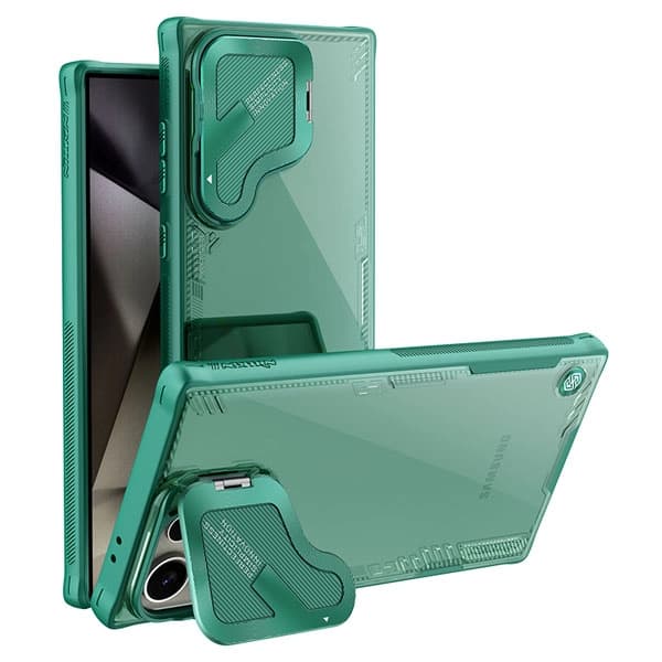 قاب کریستالی کمرا استند Samsung Galaxy S25 Ultra مارک نیلکین مدل Iceblade Prop — تصویر ۳