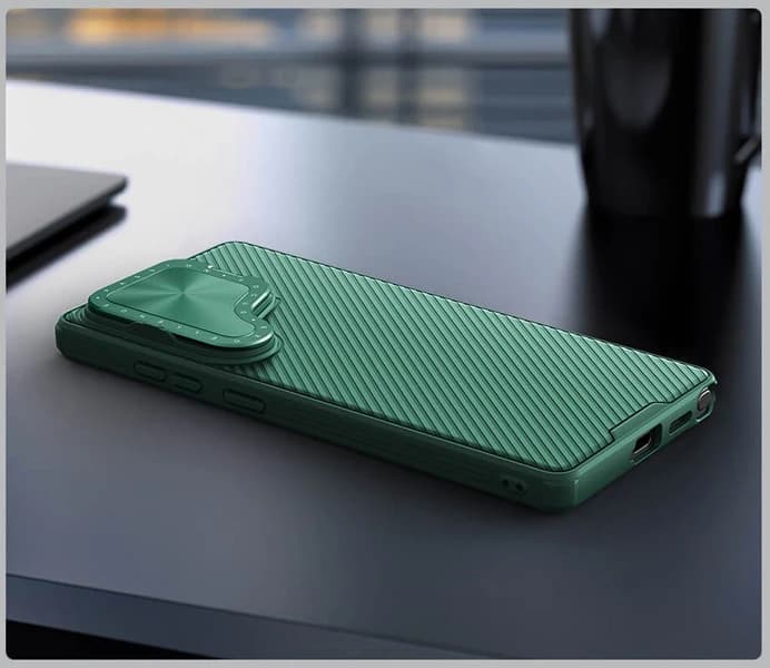 قاب ضد ضربه کمرا استند Samsung Galaxy S25 Ultra مارک نیلکین مدل Camshield Prop — تصویر ۵