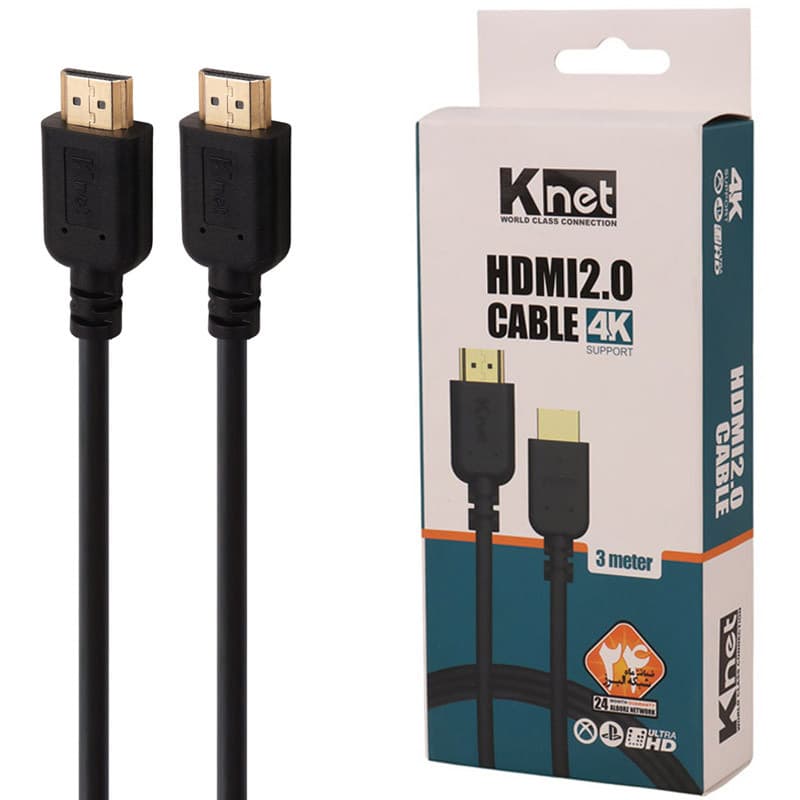 کابل HDMI 4K کی نت K-C221 K-CH200030 طول 3 متر