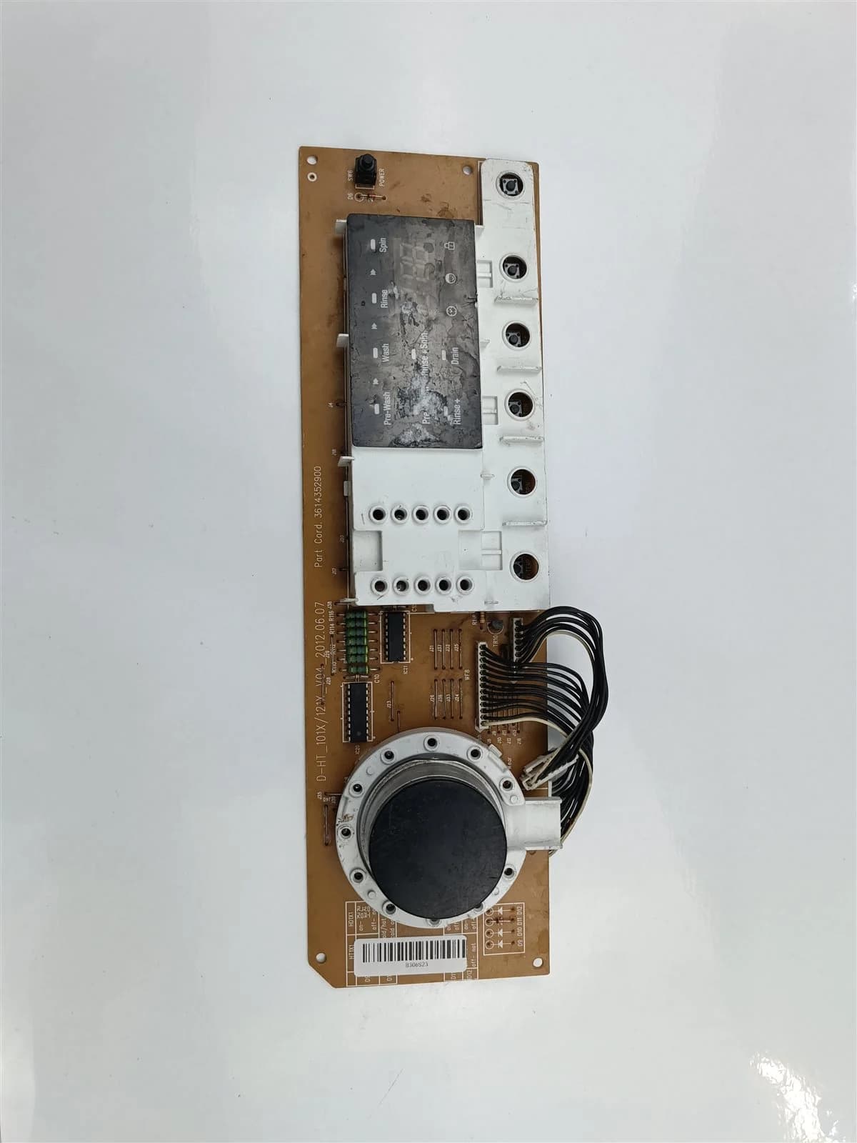 برد نمایشگر ماشین لباسشویی مدل D-HT_101X/121Y_V04 کد 3614352900