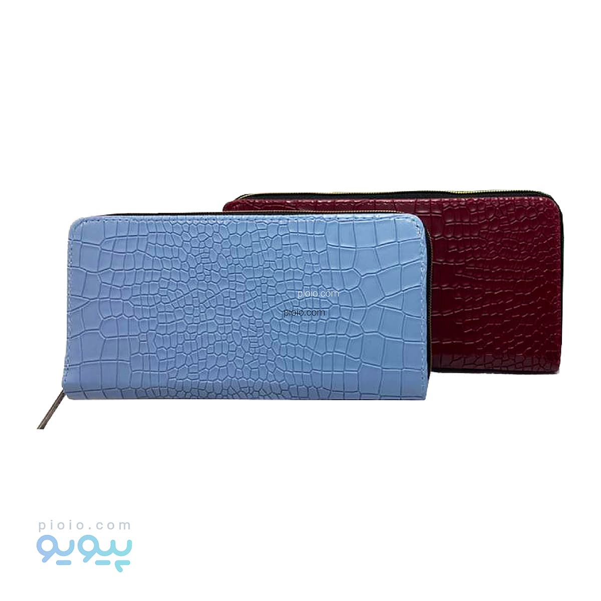 کیف پول چرم طرح پوست ماری