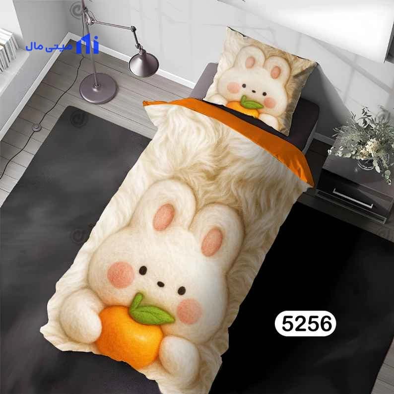 روتختی بچه خرگوش و پرتقال سه بعدی 5256