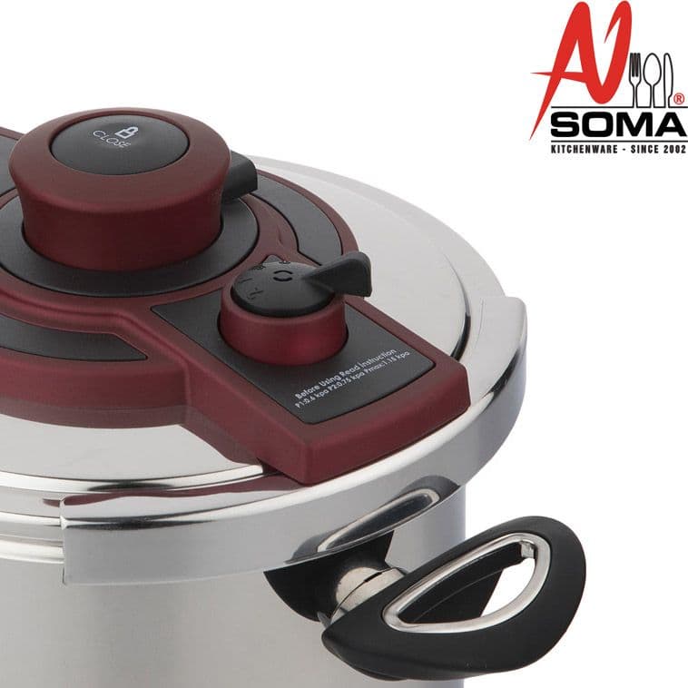 زودپز لومنتا 7 لیتر زرشکی مدل LO-703 ACERRA