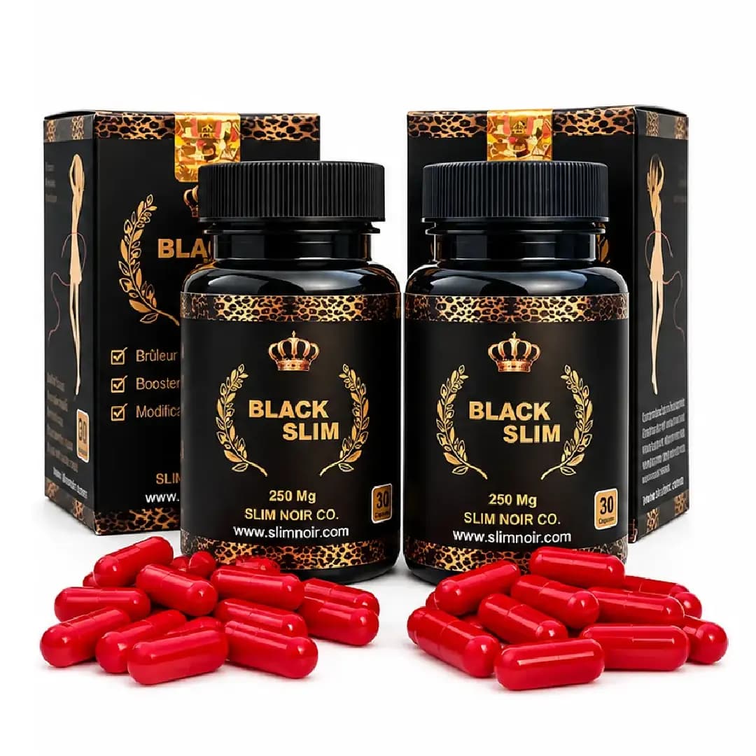 پک دو عددی قرص لاغری بلک اسلیم Black Slim مجموع ۶۰ کپسول