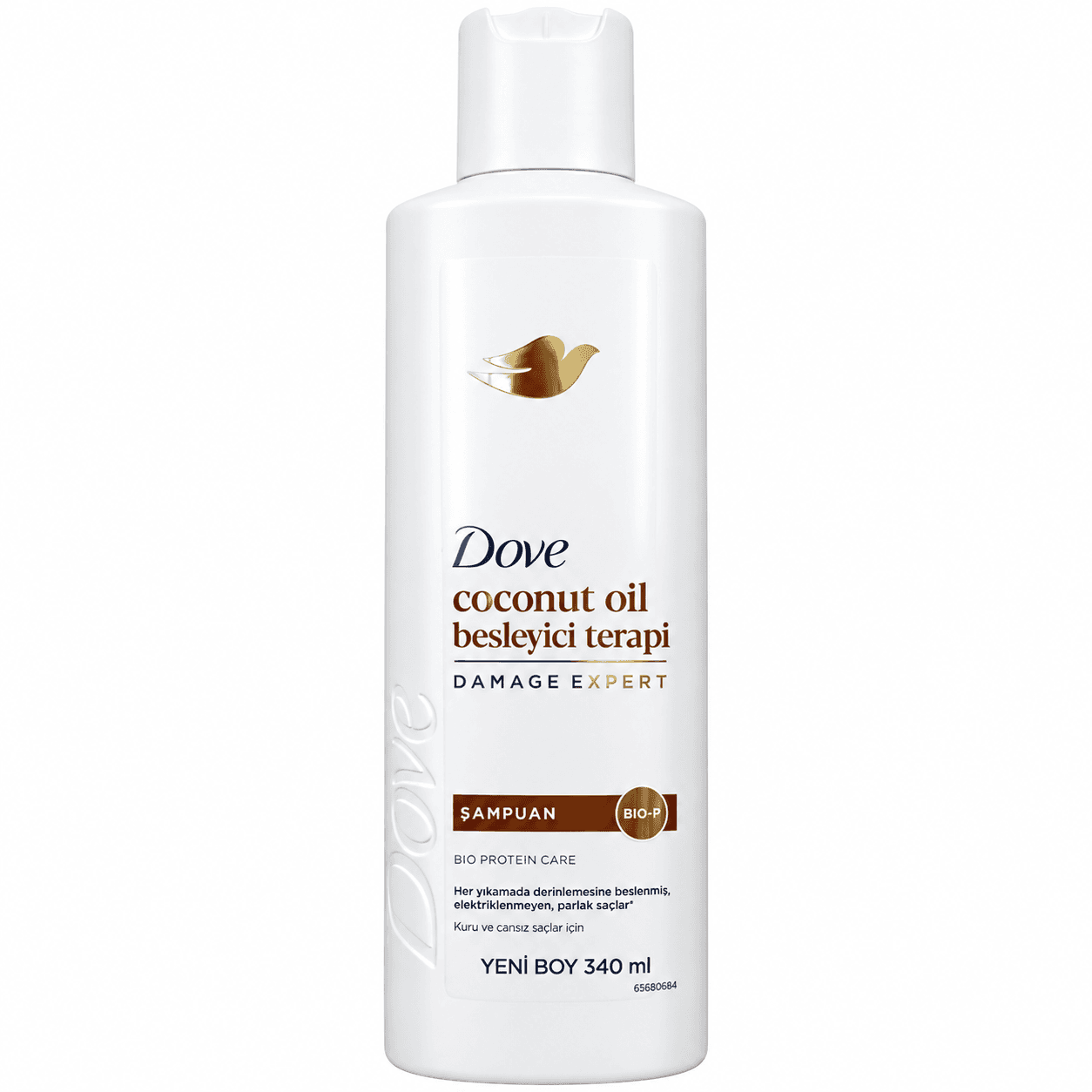 شامپو تغذیه کننده داو Dove حاوی روغن نارگیل مدل Coconut Oil حجم 340 میل