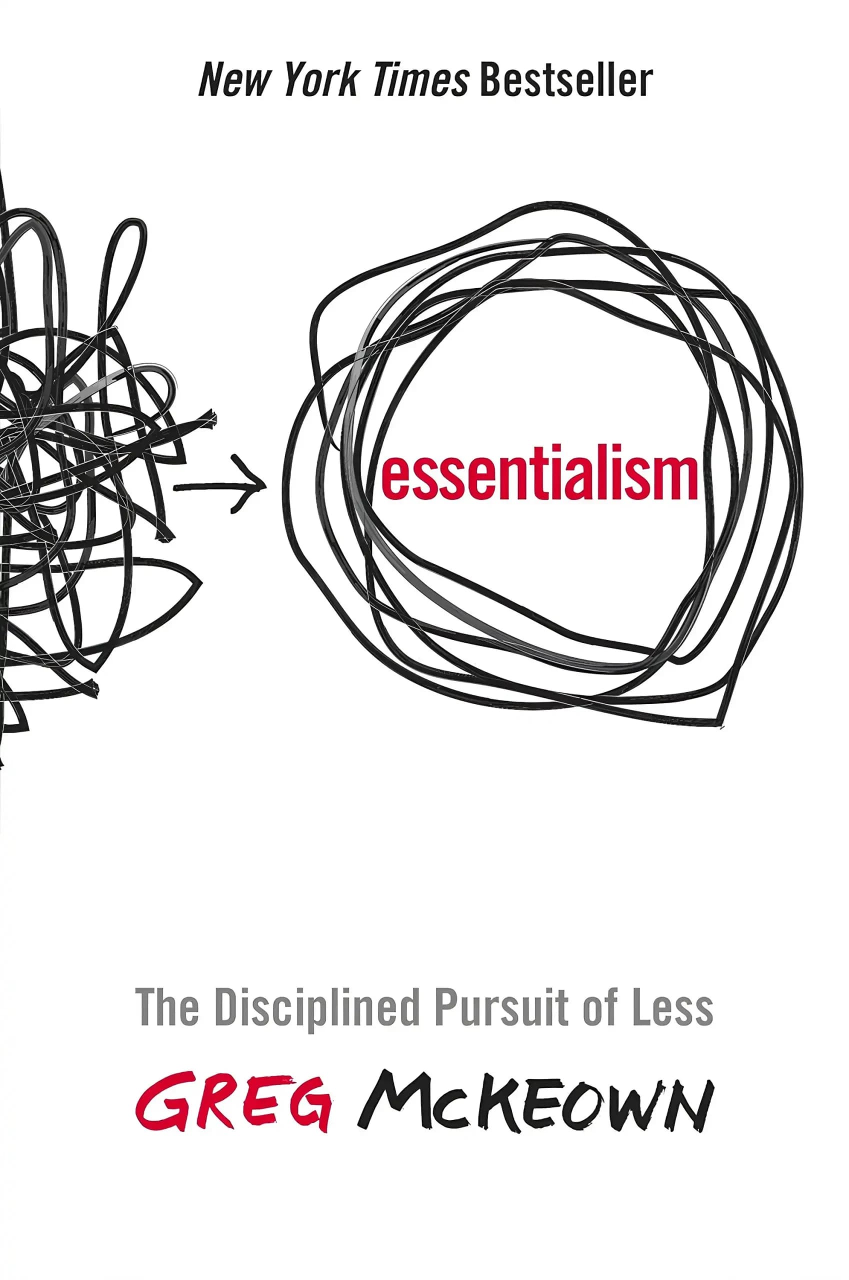 کتاب اصلگرایی: هنر منضبطانه کمتر انجام دادن (Essentialism: The Disciplined Pursuit of Less) نسخه انگلیسی PDF | گرگ مککیون