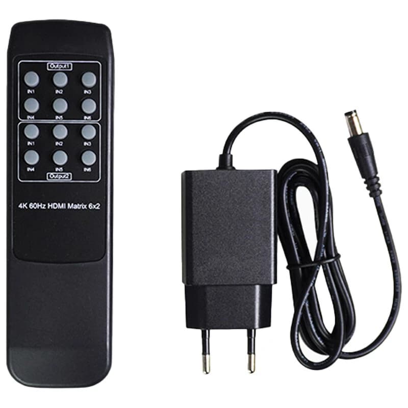ماتریکس 6 در 2 HDMI کی نت K-M62 + ریموت کنترل — تصویر ۷