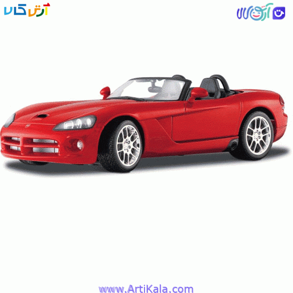 ماکت ماشین دوج وایپر مدل Dodge Viper SRT10 Convertible scale 1/18
