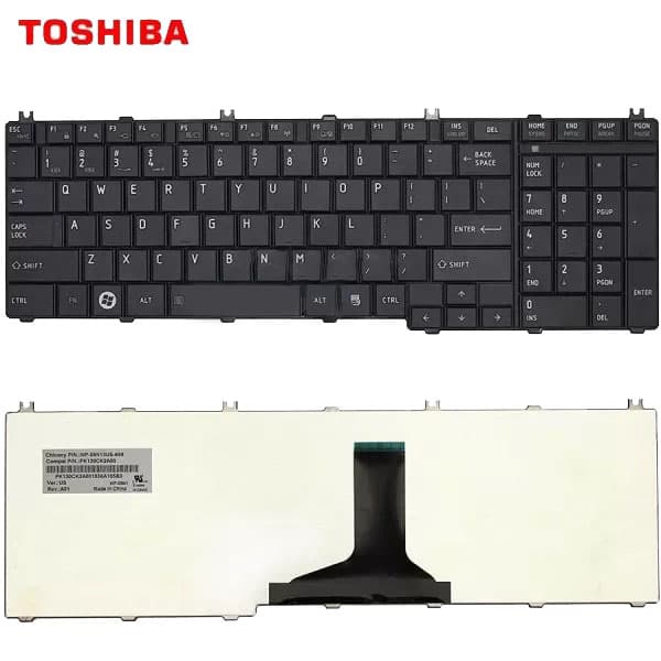 کیبورد لپ تاپ Toshiba Satellite C655