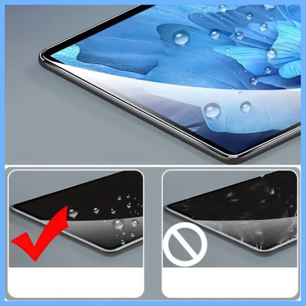 گلس تبلت سامسونگ Galaxy Tab 4 8.0 SM-T330 مدل نانو هیدروژل مات برند تکنو — تصویر ۸