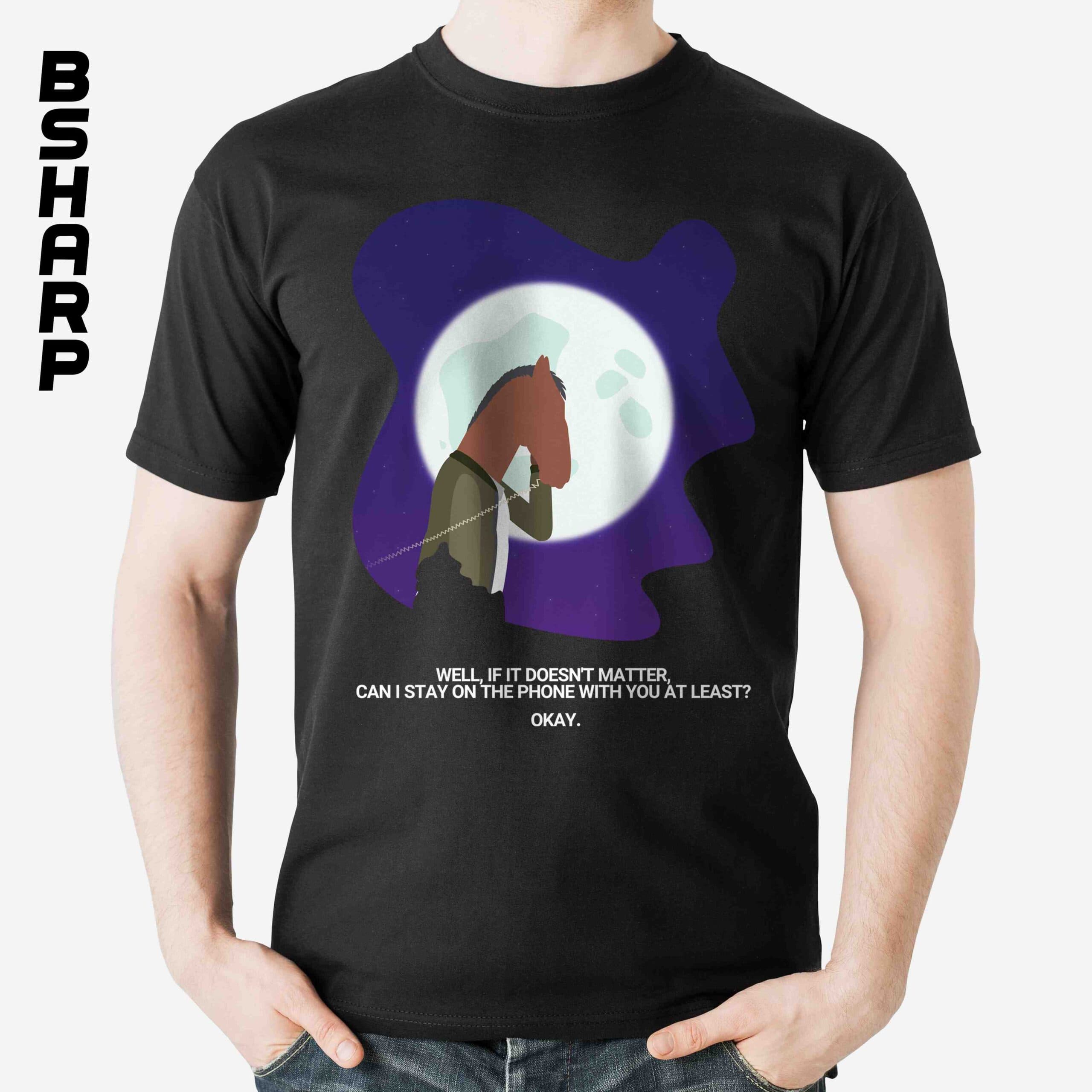 تیشرت Bojack Horseman طرح On The Phone