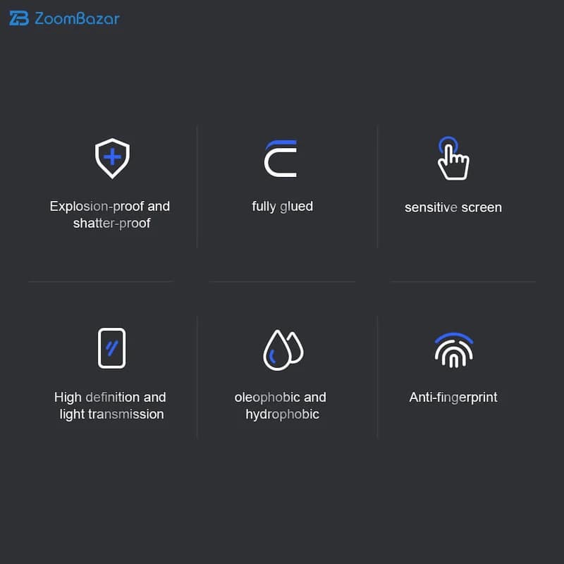 گلس اپیکوی مدل Anti-Static مناسب برای گوشی موبایل آنر50 / هوآوی Nova 9 — تصویر ۴