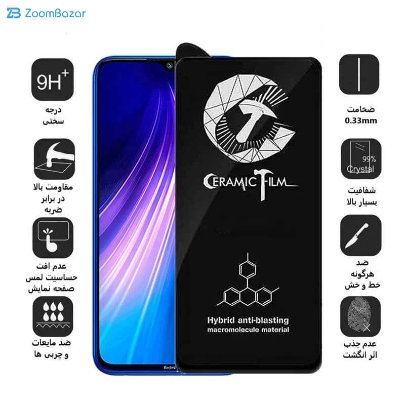 گلس سرامیکی اپیکوی مدل CRM مناسب برای گوشی موبایل شیائومی Redmi Note 8/ Note 7/ Note 7 Pro/ Note 7S — تصویر ۳