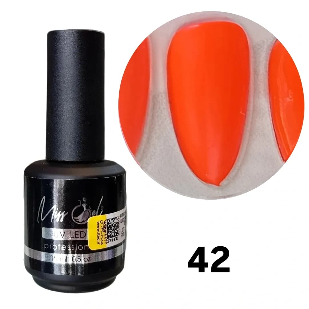 ژل لاک میس ژل شماره 42 Miss Gel