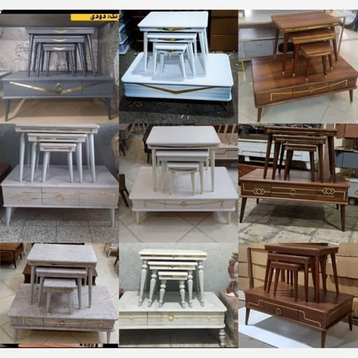 میز جلو مبلی وکیوم 4 تیکه کامنا مدل 13153430