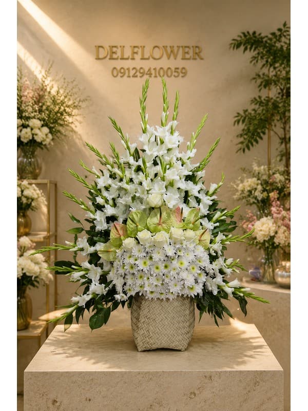 سبد گل ژربرا برای روز زن سبد گل مناسبتی