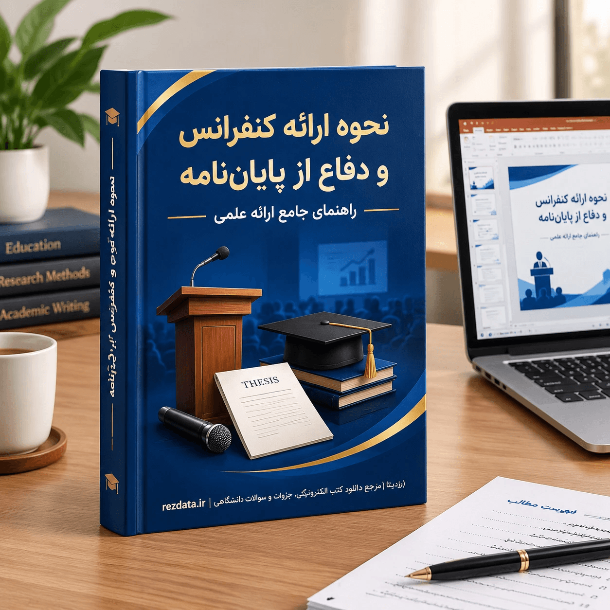 دانلود فایل متنی نحوه ارائه کنفرانس و دفاع از پایان ( نسخه پی دی اف PDF)