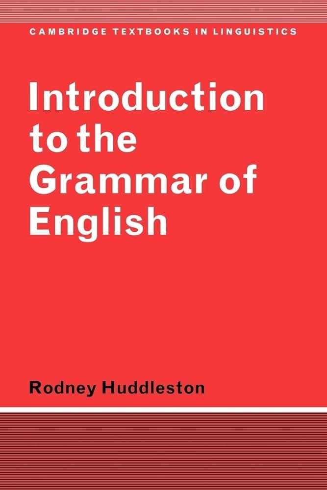 کتاب Introduction to the Grammar of English