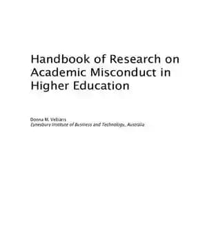 دانلود کتاب Handbook of Research on Academic Misconduct in Higher Education