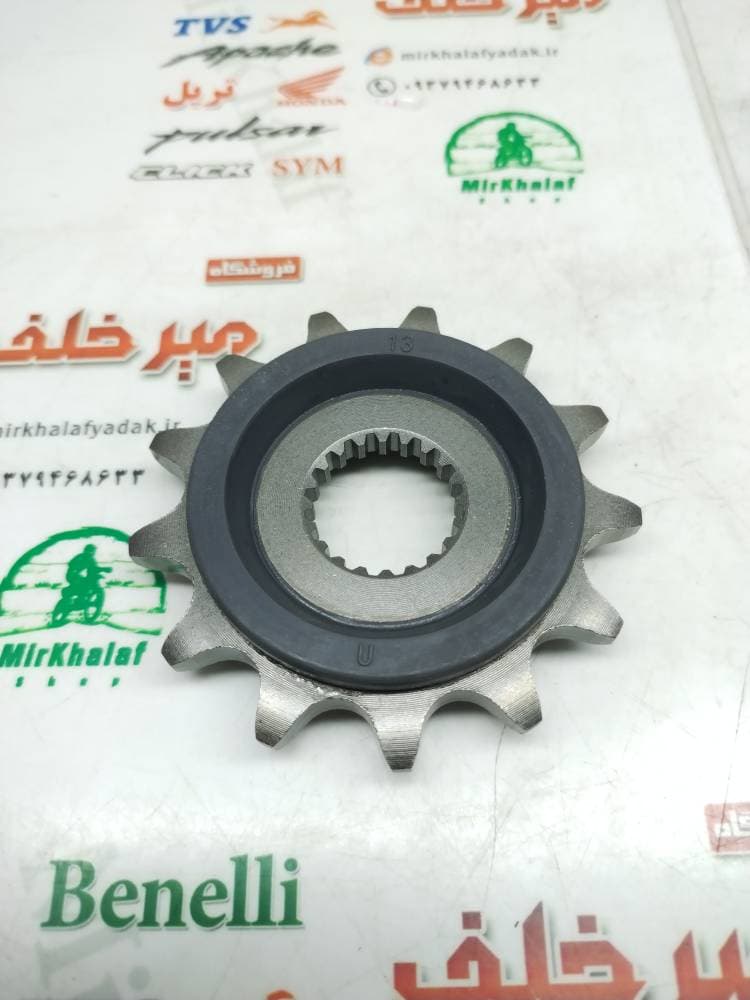 دنده (طبق) زنجیر جلو موتور بنلی 250 تک سیلندر و لئونچینو و trk تی ار کی اصلی