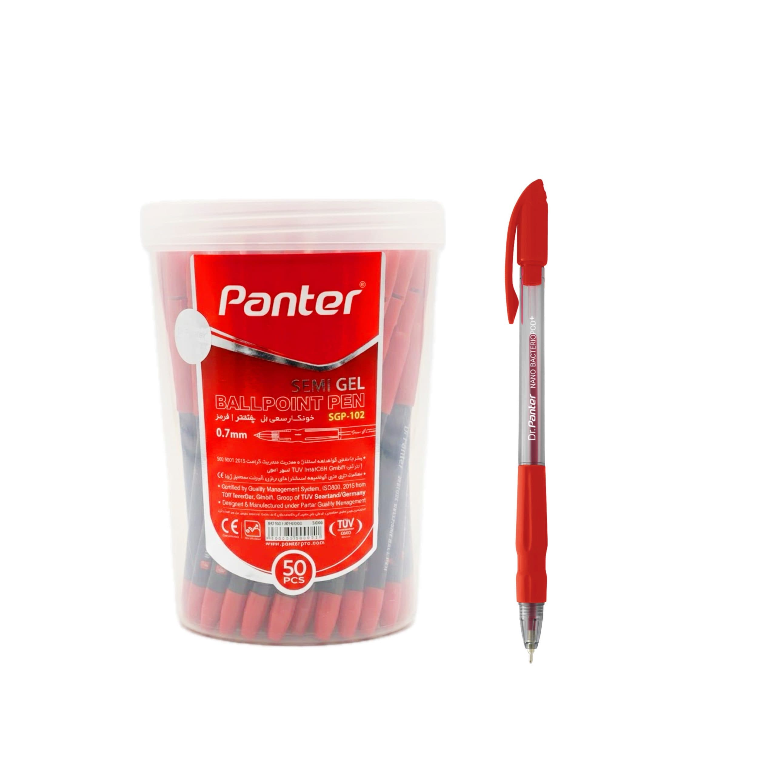 خودکار 0/7 سمی ژل قرمز پنتر Panter