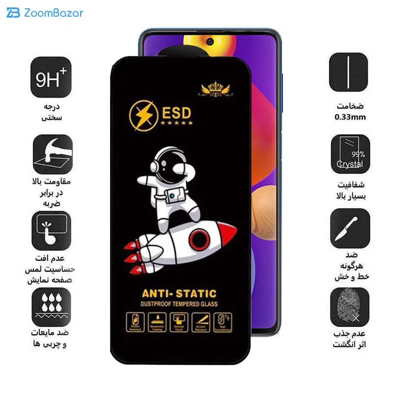 گلس اپیکوی مدل Spaceship مناسب برای گوشی موبایل سامسونگ Galaxy M62/F62/F54/Note 10 Lite/S10 Lite — تصویر ۷