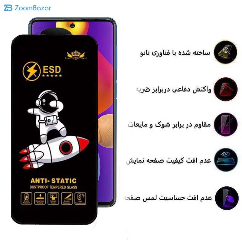 گلس اپیکوی مدل Spaceship مناسب برای گوشی موبایل سامسونگ Galaxy M62/F62/F54/Note 10 Lite/S10 Lite — تصویر ۵