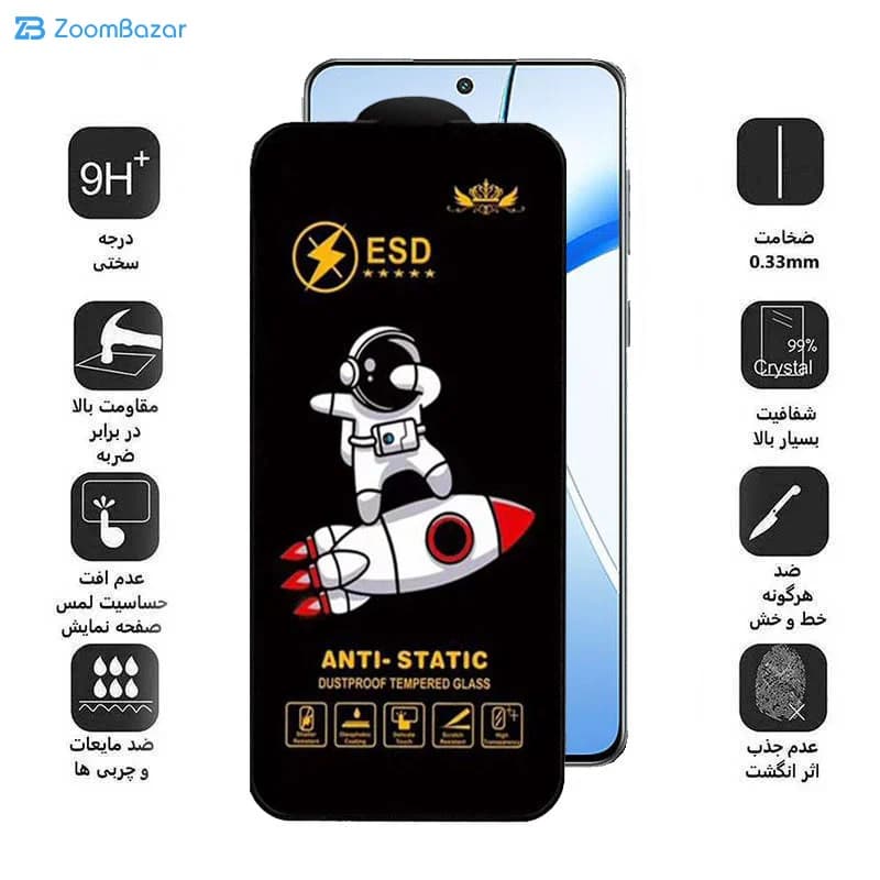 گلس اپیکوی مدل Spaceship مناسب برای گوشی موبایل گوگل Pixel 8 Pro/ 7 Pro — تصویر ۷