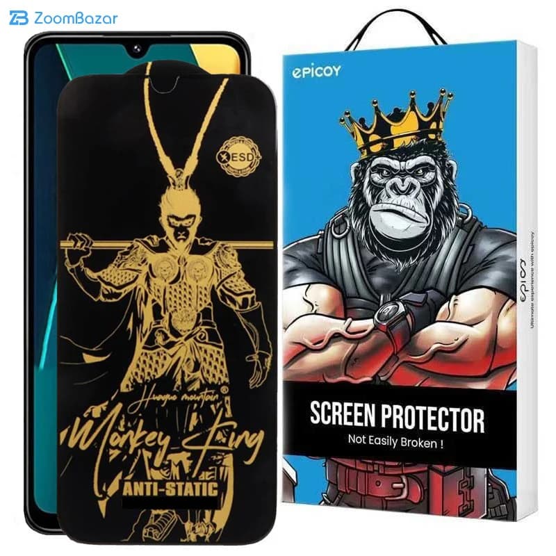 گلس اپیکوی مدل Wukong ESD مناسب برای گوشی موبایل شیائومی poco C75 4G/5G /Redmi A4/A3 Pro — تصویر ۲