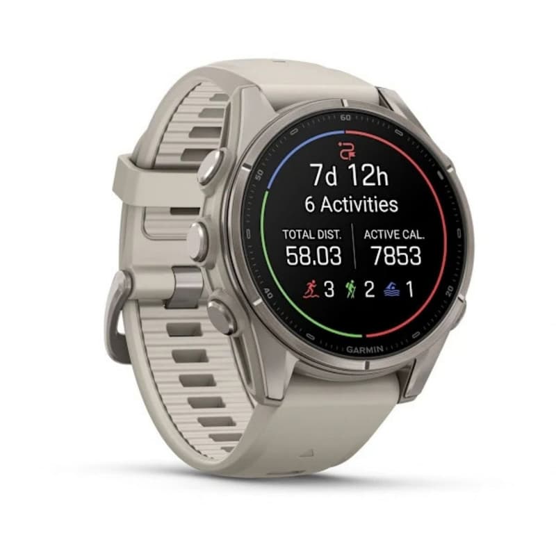ساعت هوشمند 43 میلیمتری گارمین مدل Fenix 9 با بند سیلیکونی، سازگار با آیفون و اندروید — تصویر ۱۲