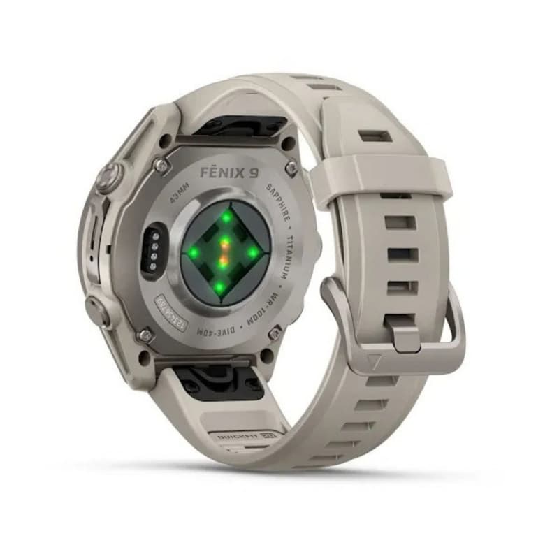 ساعت هوشمند 43 میلیمتری گارمین مدل Fenix 9 با بند سیلیکونی، سازگار با آیفون و اندروید — تصویر ۱۰