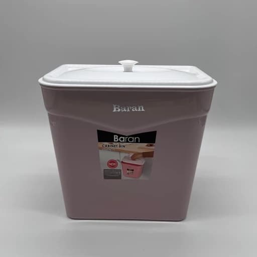 سطل زباله کابینتی باران پلاستیکی ابعاد 22 در 19 در 24 سانتی متر درب دار کامنا مدل 13145040