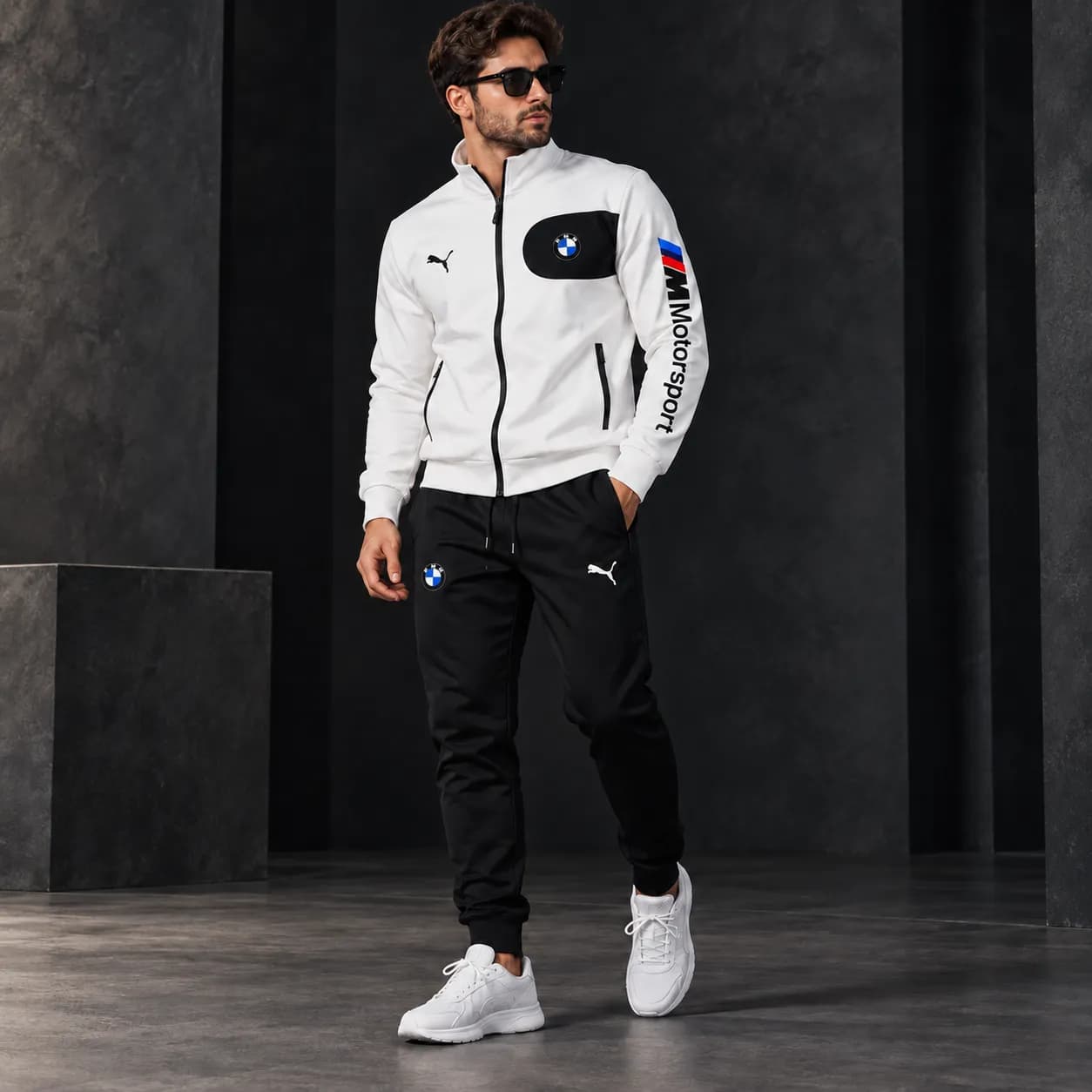 ست گرمکن و شلوار BMW | سایز L و XL | جنس نرم و لطیف | طراحی و دوخت بی نظیر | 4 قسطی✅