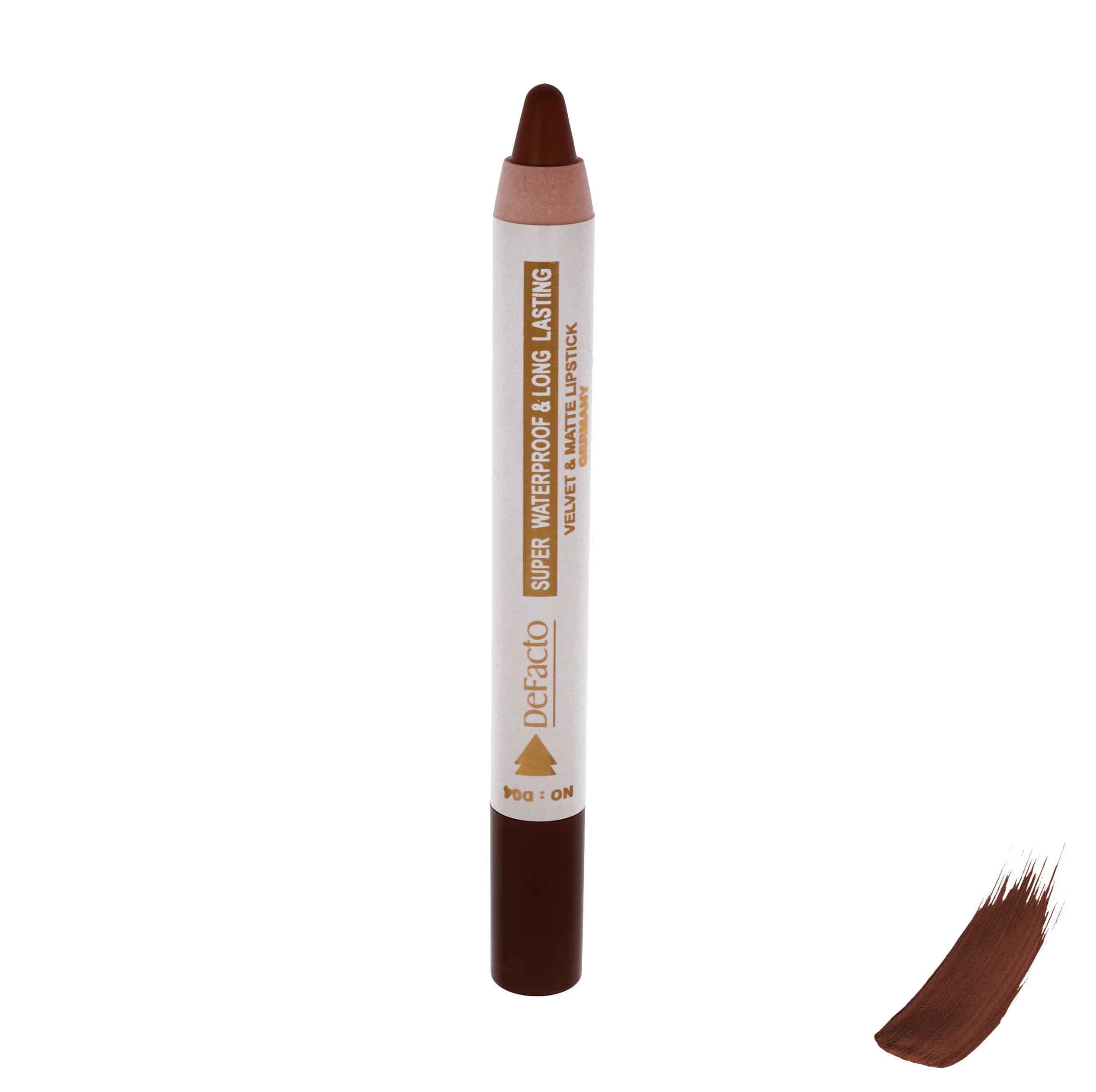 رژ لب مدادی مات دیفکتو مدل Waterproof شماره 4