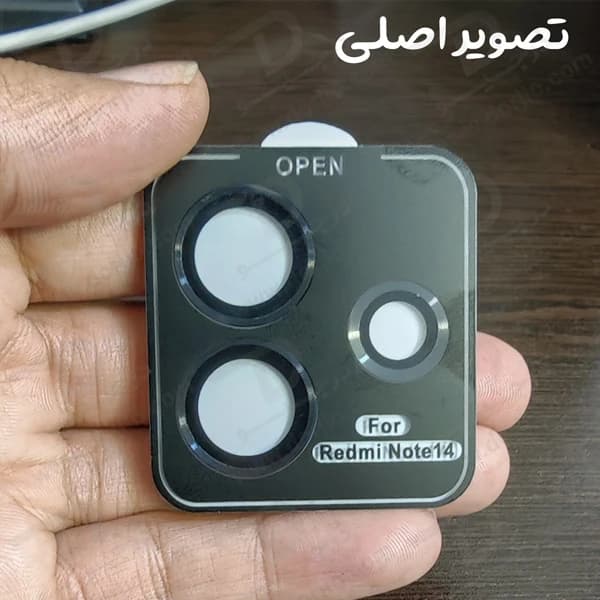 محافظ لنز دوربین رینگی فلزی Xiaomi Redmi Note 14 — تصویر ۳