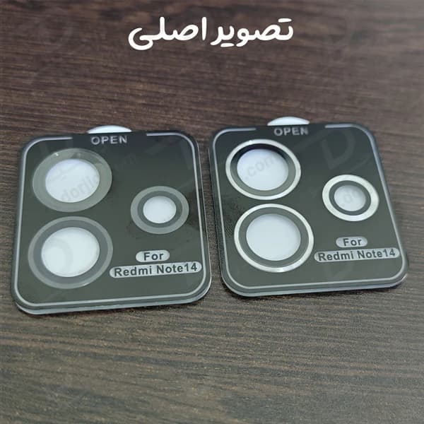 محافظ لنز دوربین رینگی فلزی Xiaomi Redmi Note 14 — تصویر ۴