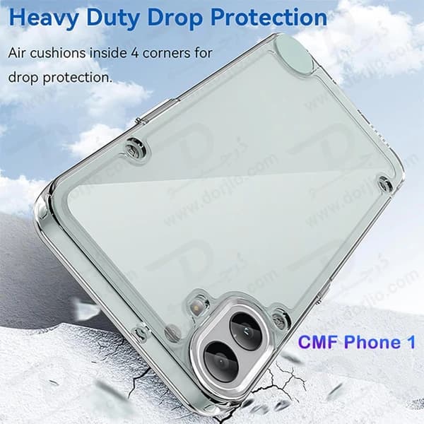 قاب کریستالی شفاف Nothing CMF Phone 1 مارک LEXOM — تصویر ۸
