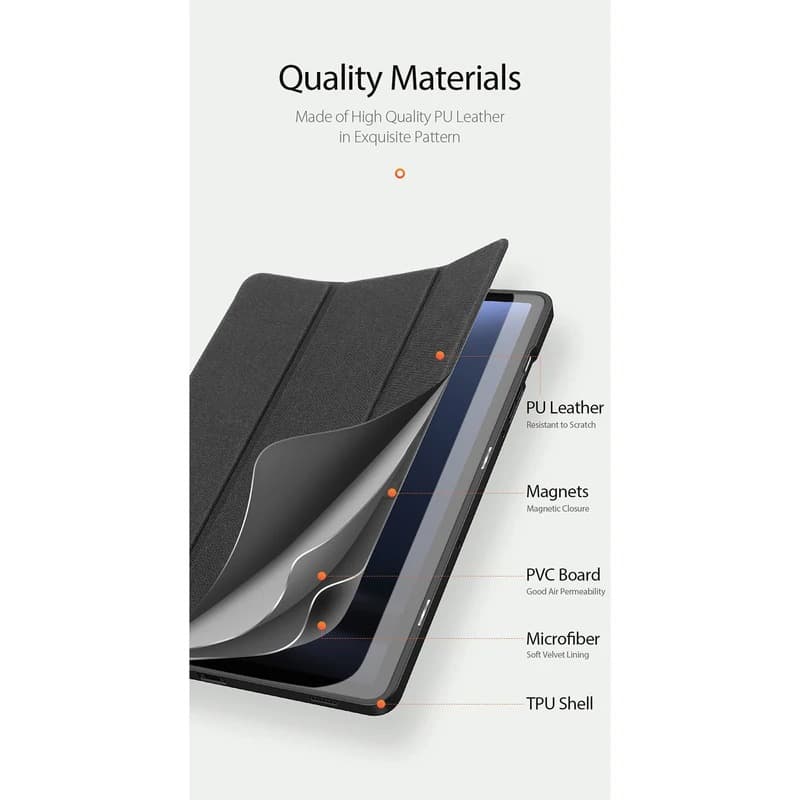 کیف دوکس دوسیس مدل DOMO تبلت سامسونگ Galaxy Tab S10 FE / S9 FE 10.9 inch — تصویر ۶