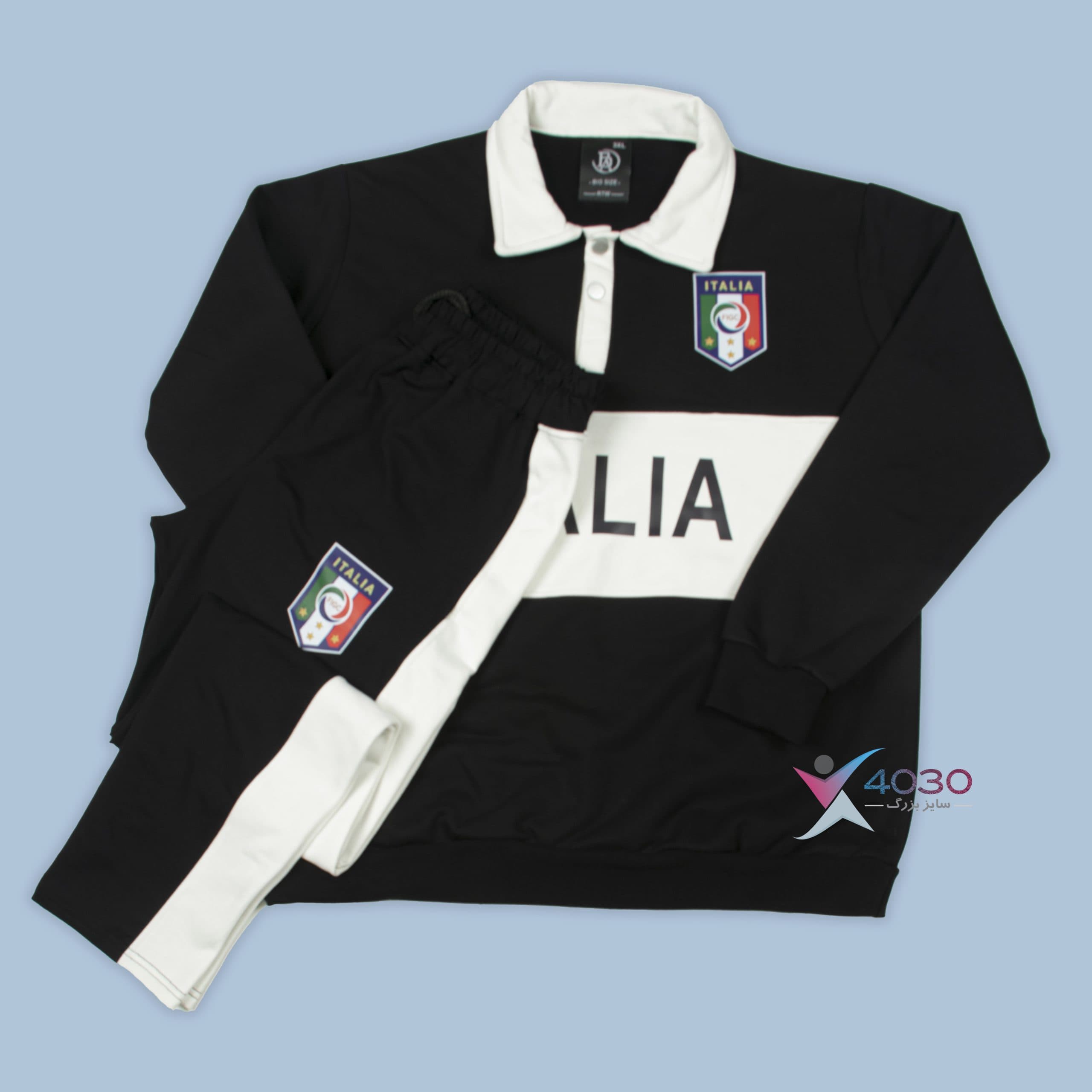 ست بلوز و شلوار ITALIA اورجینال سایزبزرگ ( 8170 )