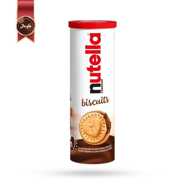 بیسکویت کرم شکلاتی نوتلا nutella وزن 166 گرم (اورجینال)