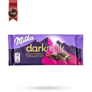 شکلات تخته ای دارک میلکا milka مدل تمشک raspberry وزن 85 گرم (اورجینال)