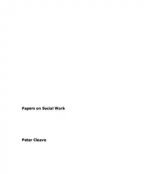دانلود کتاب Papers on Social Work. E ng─ reo : essays in M─ori and English