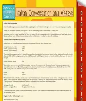 دانلود کتاب Italian Conversation and Verbs (Speedy Language Study Guide