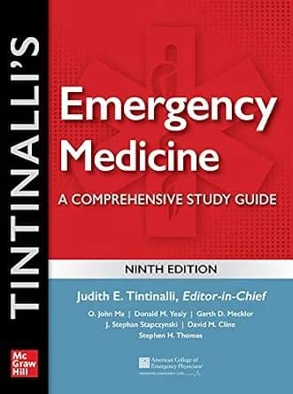 و دانلود نسخه کامل کتاب زبان اصلی Tintinalli’s Emergency Medicine: A Comprehensive Study Guide, 9th edition PDF | دانلود کتاب خارجی